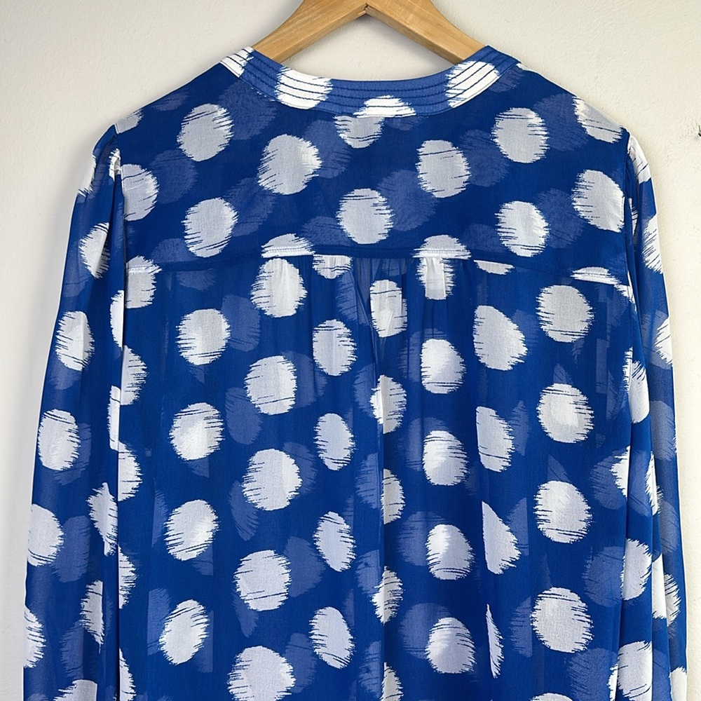 Chico's Blue and White Blouse - Picture 11 of 16